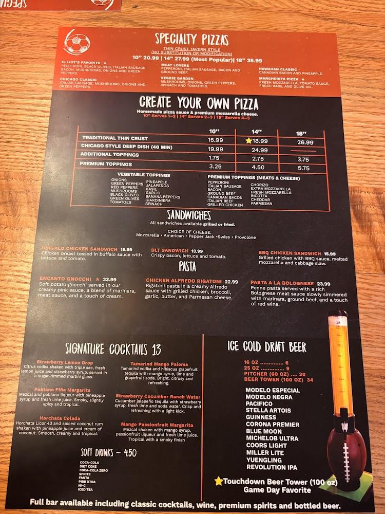 Encanto Cantina & Pizzeria Menu image 1