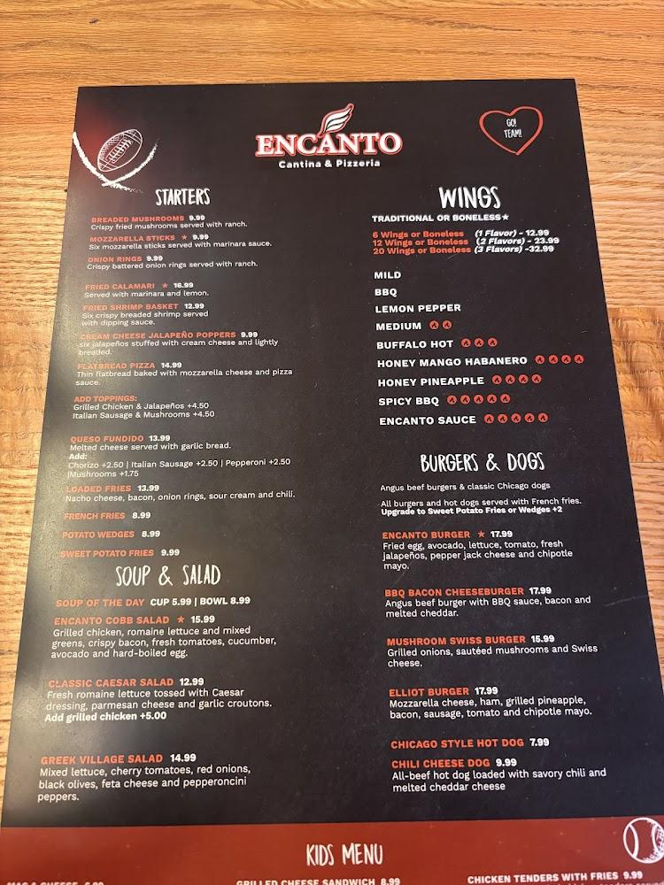 Encanto Cantina & Pizzeria Menu image 3